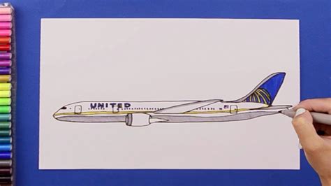 how to draw a boeing 787|How to draw a BOEING 787 DREAMLINER .